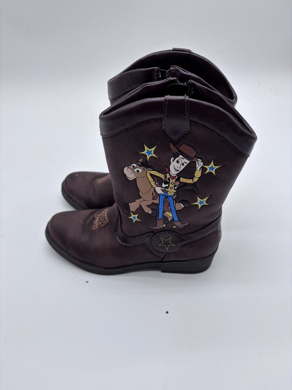 Disney Pixar Toy Story Woody And Bullet Cowboy Boots Size 12. Disney Licensed.